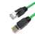 力特（Z-TEK) 工业万兆屏蔽网线 工业级成品网线Profinet通讯PLC高柔网线 EtherCat通讯总线50米GR6A500