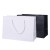 稳斯坦 WST3008 包装袋 （5个）牛皮纸手提袋 白卡纸袋 商务礼品袋 黑卡横排24*17+10