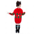 女童连衣裙秋冬款3-15岁女孩子穿的加绒加厚保暖卫衣裙中大童女宝宝红色洋气长袖学生韩版百搭打底衫 红色 120cm