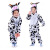 萌夫（MENGFU）六一儿童动物表演服装幼儿园演出舞台服饰男女童卡通装扮小猴子猫 白兔 适合身高(120-130cm)