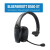 BlueParrott蓝鹦鹉B550-XT语音控制蓝牙无线耳机单耳设计高噪音环境通话耳机 黑色