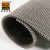 爱柯部落 S型镂空疏水防滑垫 PVC网格垫加厚加密塑胶疏水地毯厚5mm宽1.2m×1m浴室卫生间垫灰色110183