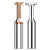 科能芯 钨钢T型铣刀涂层t键槽刀侧铣开槽刀加硬质合金T刀梯形成型铣刀具 5*(0.5-3.0)*d2.5*8*D5*50L*4F 