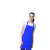 苏识SSLB035 时尚个性长款围裙 简约单色套头涤纶围裙 后系带男女通用保洁服 防污去污(颜色:宝石蓝)XXL