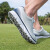 法劳格（VANCROUG）品牌高尔夫球鞋男防侧滑鞋钉旋钮鞋带透气超纤运动鞋子golf男鞋 米灰蓝 45