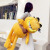 迪士尼加菲猫公仔毛绒玩具超大号可爱动漫玩偶布娃娃床上睡觉抱枕女 浅黄色-站姿 1.7米《送礼品袋+