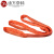 迪万奈特 柔性环形吊带多规格大吨位工业起重吊带高强度柔性涤纶吊装带 4T*10M红色 