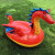 GOTP大号魔龙坐骑男女宝宝戏水玩具儿童恐龙冲浪游泳圈水上充气床浮排 单独红色魔龙