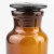 海斯迪克 HKCL-261 玻璃广口试剂瓶 加厚密封磨砂大口样品瓶 棕色250ml 
