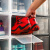 宝巢(BAOCHAO)aj鞋盒收纳盒透明亚克力篮球鞋子收纳柜车载神器网红鞋架防氧化鞋墙 白色6个装