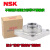 NSK不锈钢外球面方形带SF座轴承UCF SUCF204 205 206 207 208 NSK进口  SUCF 201 (内径12mm)