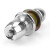 海斯迪克 不锈钢球形锁 加重型铜锁芯 室内木门铝合金门锁HKsq-520 不带钥匙中心距70MM长舌