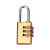 冰禹 BYA-38 黄铜挂锁密码挂锁 行李箱密码锁 防盗拉杆箱锁背包锁柜门锁 4轮小号