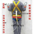 国标欧式安全带 五点式全身式高空作业施工 双大钩带缓冲包安全带 欧式双小勾绳3米 涤纶绳不带缓冲包