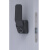 定制适用房门锁通用型卧室内门黑色锁具门把手旧门换锁ZS3814 黑色（硬币开锁款） 35-50mm向外不带钥匙