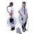 单人电动送风式长管呼吸器双三人防爆强制电池长管空气呼吸器防毒 双人电动呼吸器(10米)送滤棉价值40元面罩