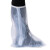 冰禹 PVC防水鞋套 加厚底耐磨防雨鞋套便携式非一次性雨具雨靴套 磨砂白2XL BYC-299