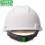 梅思安V-Gard安全帽 ABS/PE超爱戴一指健安全帽 建筑工地电力施工新国标安全帽 白色（标准款） PE-超爱戴