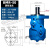 摆线液压马达BMR/BM250 400 250 160正反转高速低速大扭矩油马达 2孔安装BMR50