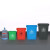 优易固（YOUYIGU）户外摇盖垃圾桶 大号商用环卫垃圾桶带盖小区办公分类垃圾箱塑料翻盖垃圾桶20升
