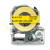扬帆耐立 标签机色带标签纸 适用于锦宫SR3900C 530C 550C 230C打印机标签色带12mm黄底黑字KJ SC12Y