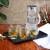 筑昇墨（ZHUSHENGMO） 北欧水杯托盘茶盘家用长方形客房卫生间收纳商用塑料放茶杯的 白马赛克纹大号8380（40X27)