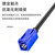 丰应子 Fakra公转Fakra公延长线 C型转sma公母接头转接线GPS天线0.1米 FYZ-GJ58B