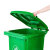 筑华工品 垃圾桶（可免费定制LOGO）240L 绿色 单位：个