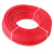 成天泰 国标电线电缆 单芯单股铜芯硬线 BV-450/750V-1*10平方 100米/卷 红色