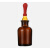玻璃滴瓶 牙科药水滴药瓶 滴瓶头吸管 透明分装精油瓶 化学实验室 棕滴瓶头【适用于60ml滴瓶】