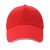 HKFZ帽子定制logo印字鸭舌帽棒球帽工作帽广告帽男女儿童志愿者帽定做 红色棉全布 均码