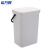 希万辉 壁挂式垃圾桶简约有盖手提悬挂式收纳桶【大号12L白色】XWH0180