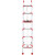 NOSAPC 铝合金伸缩梯子升降梯加固加厚双踏直梯单面梯工程梯 2.0厚5米伸缩直梯伸开4.5米左右
