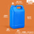 佳叶5L方桶-蓝色配透气盖塑料桶加厚实验室试剂酒精消毒桶油漆桶存储桶 S