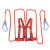礼丝汀高空作业安全带保险带空调安装专用高安全绳电工腰带五点式安全带 国标单大钩3米
