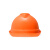 梅思安/MSA安全帽 工地头盔 新国标 建筑 领导 ABS加厚透气 防砸 穿刺 防震 橙色 V-Gard超爱戴1顶 支持印字