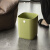 垃圾桶客厅厨房卫生间卧室厕所办公室宿舍收纳桶收纳筒废纸篓 6L(牛油果绿
