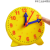 钟表模型一二年级小学生三针时钟面教学儿童学具学习认识时间教具 小号非联动(颜色随机)