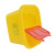 狮伽 垃圾盒 收纳盒黄色方形利器盒圆形 收纳盒利器盒 10L