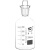 溶解氧瓶污水瓶250/500/1000ml BOD培养瓶玻璃标准口磨口带塞 透明单盖250ml（蜀牛牌）