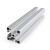 工业铝型材4040欧标铝合金型材40*40铝材方管框架流水线型材配件 欧标4080W