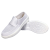 橡力 皮革洁净鞋白色 42码 PU底白色皮革单孔网面