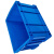 大工象 大号物流周转箱 M12蓝570*420*330 塑料长方形储物料整理胶框