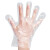 新越昌晖一次性手套 PE加厚透明家务餐饮美容防护薄膜手套均码 200只/包 PE-S1