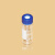 透明/棕色玻璃样品瓶 气相液相色谱自动进样瓶 螺口含盖 ml100个 透明红色PTFE/白色硅胶垫无刻度