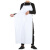 沸耐笙 FNS-25092 PVC防水围裙防油耐酸碱 白色20丝110*80围裙+套袖 1件