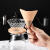 CLITON手冲咖啡滤纸美式咖啡机扇形过滤网兼V60锥形系列滴滤杯 [大号]滤纸 原浆款(100张)