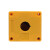 单/双孔黄色开关按钮盒接线防水盒孔经22mmBX1-22急停开关控制盒 双孔(BX2