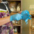 爱马斯 AMMEX APFGWCHD一次性丁腈手套家务厨房实验室工业劳保  蓝色加厚型丁腈手套 天蓝色 S