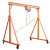 小型吊机架手推龙门吊移动小型门吊行走工地吊机定制1/2/3电葫芦 2吨2.5米X2.5米